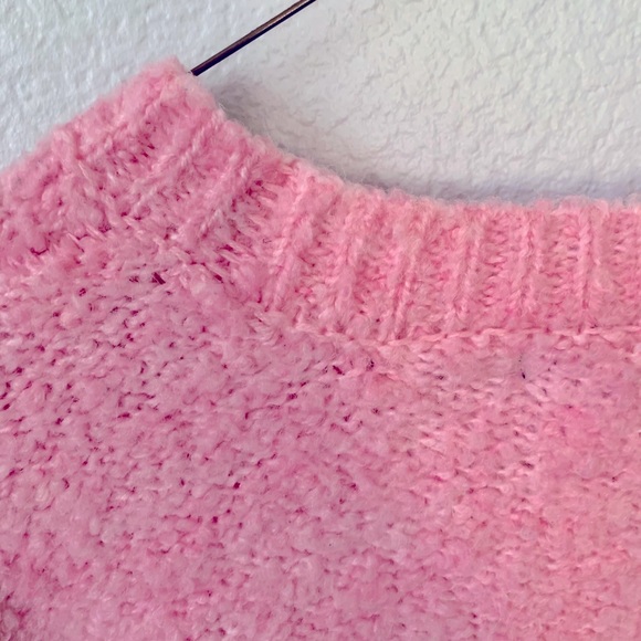 Fuzzy Pink Sweater - Picture 3 of 3
